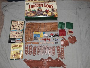 lincoln logs frontier express train set