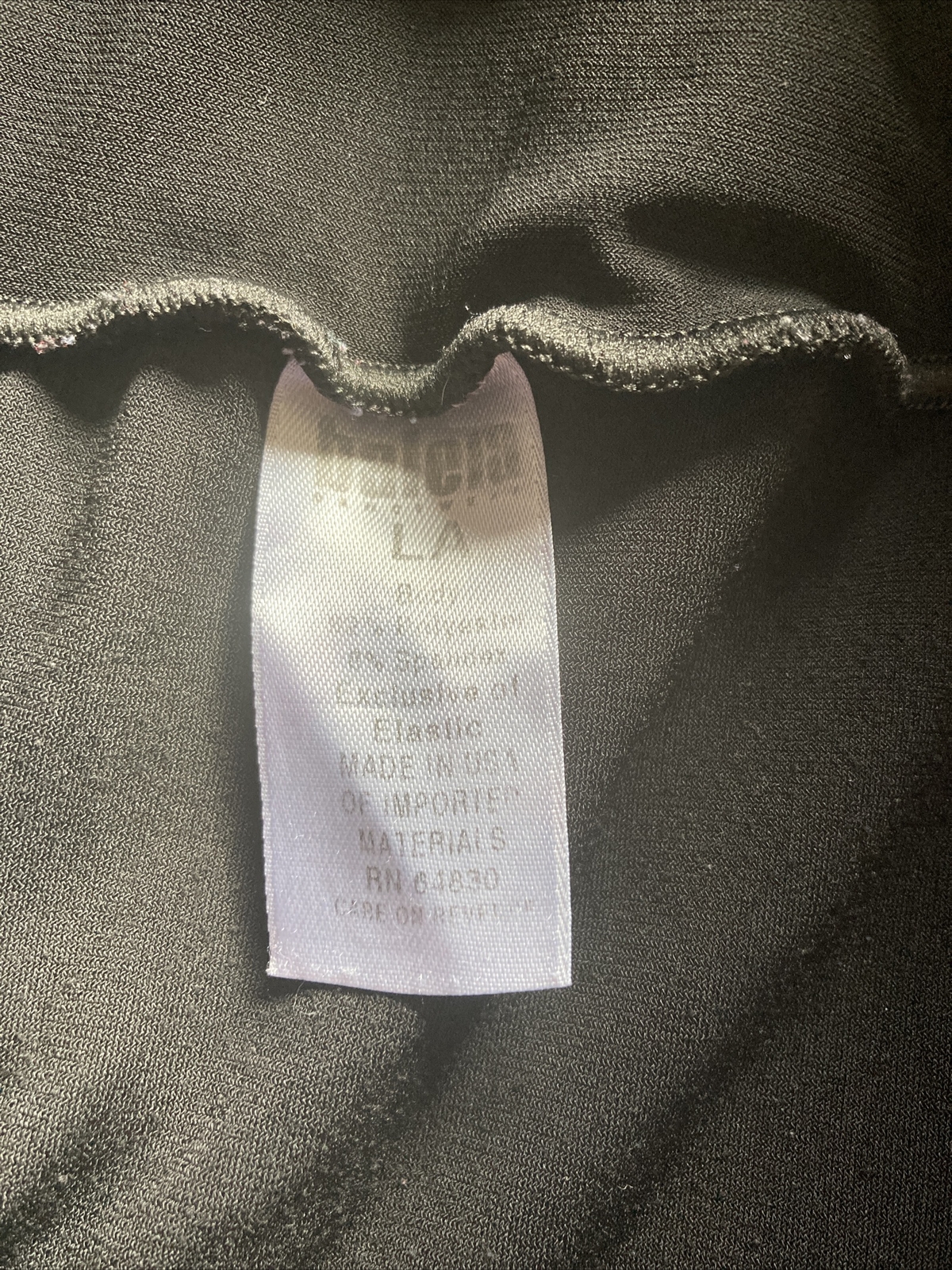 Balera Harem Size LA Large Solid black dance Crop… - image 8