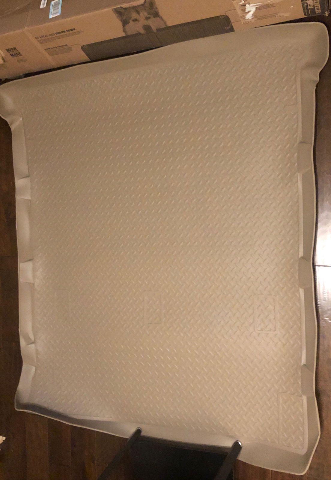 Husky Car Cargo Liner Tan Floor Mat 22703 Classic Style Suburban Yukon Escalade