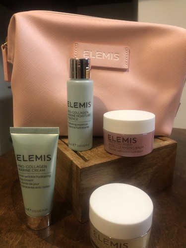 ELEMIS Dewy Glow Kit 4 Products in Limited Edition Wash Bag Brand New -Free P&P - Picture 5 of 11
