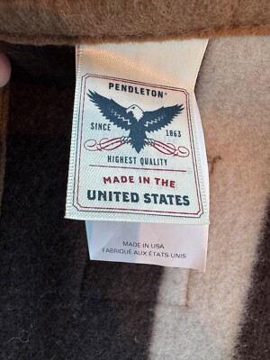 New NWT USA MADE Filson Pendleton 1st Wool Blanket Stag 80 by 64