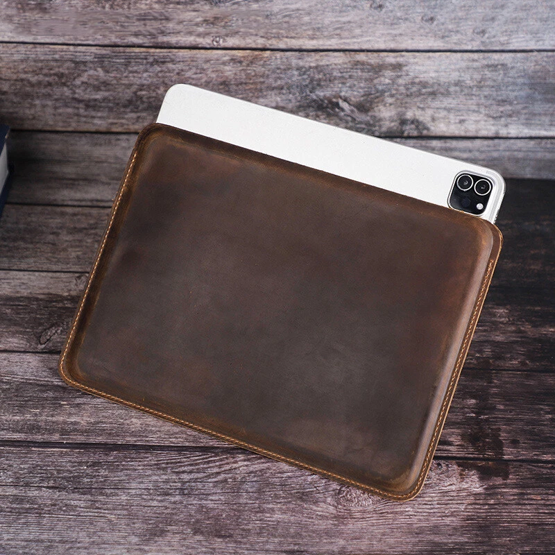 真皮 内胆包 外壳 手提包 适用于 iPad Air Pro 13/11 12.9 10th 9/8/7 — 第 2/4 张图片