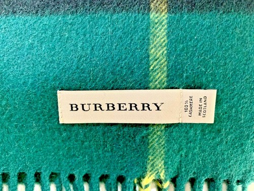 Burberry Classic Check Cashmere Scarf 