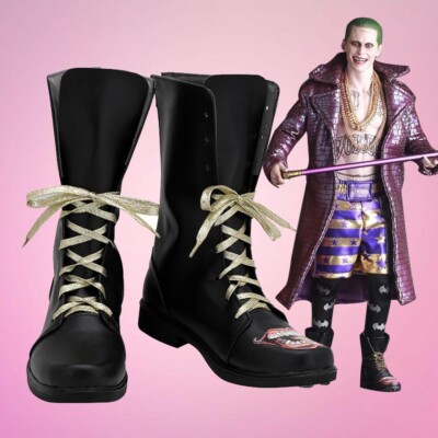 Suicide Squad Jared Leto Joker Shoes Cosplay Boots