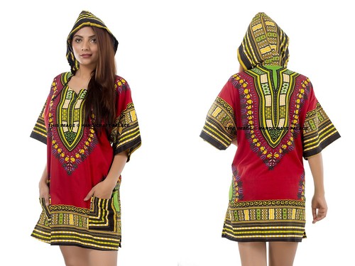 Dashiki African Hoodie Top Mexican 