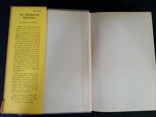 An American Dilemma: The Negro Problem... Gunnar Myrdal Vol 2 5th Edition HC/DJ - Picture 8 of 12