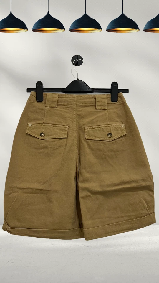 Ex River Island Women’s Mid Rise Utility Shorts in Tan Brown (A Bit Defect) - Image 2 of 3