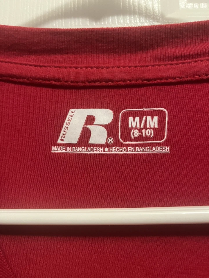 Women’s Med Red V Neck Oklahoma Sooners T shirt. NCAA American College  - Image 2 of 4