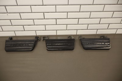 03-09 Hummer H2 SUV Set (3) OEM Side Steps