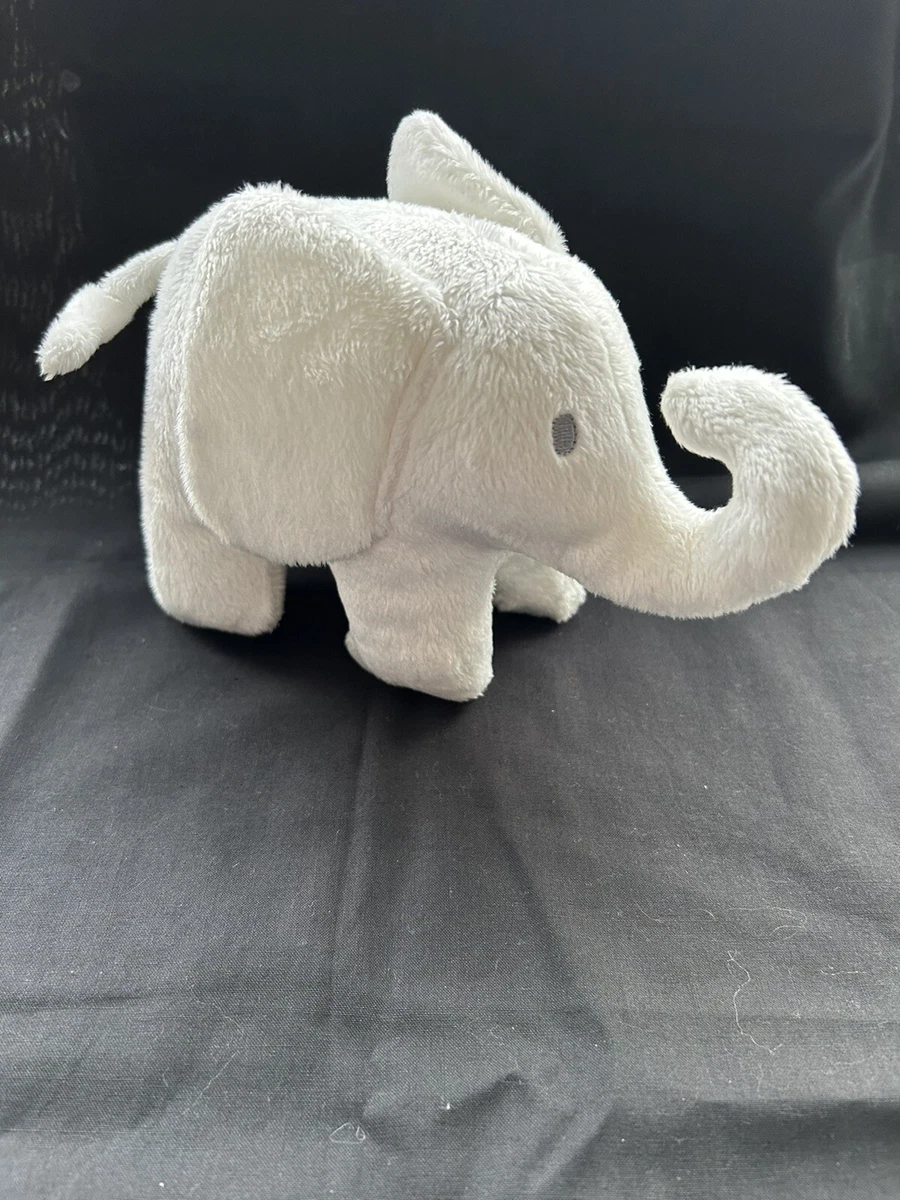 The White Company White Elephant Crinkle Comforter Soft Toy