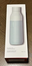LARQ Bottle, Pure Vis Water Purifier, Insulated, 25 oz, Sea Mist Blue