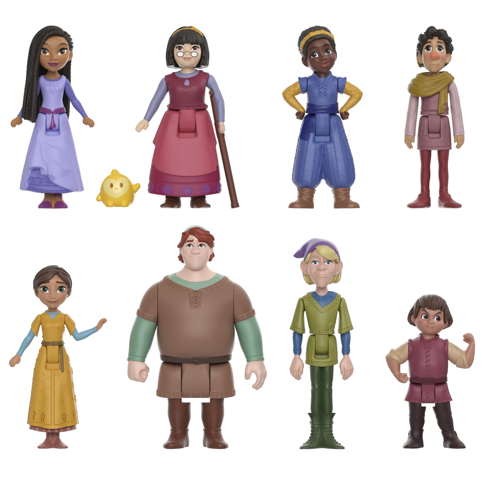 Disney Wish The Teens Mini Doll Set, 8 Posable Dolls & Star Figure, Character...