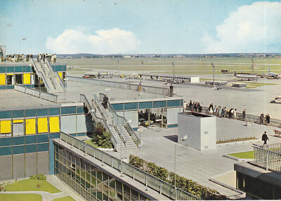 CPSM AIRPORT DE PARIS ORLY BLICK AUF TERRASSEN UND PISTEN