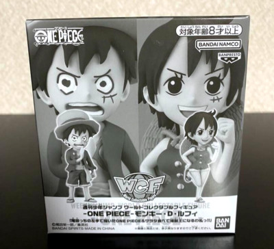 One Piece WCF Luffy Figurenset Oda s Left-Hand Drawing & Salad Pirate King Ver.