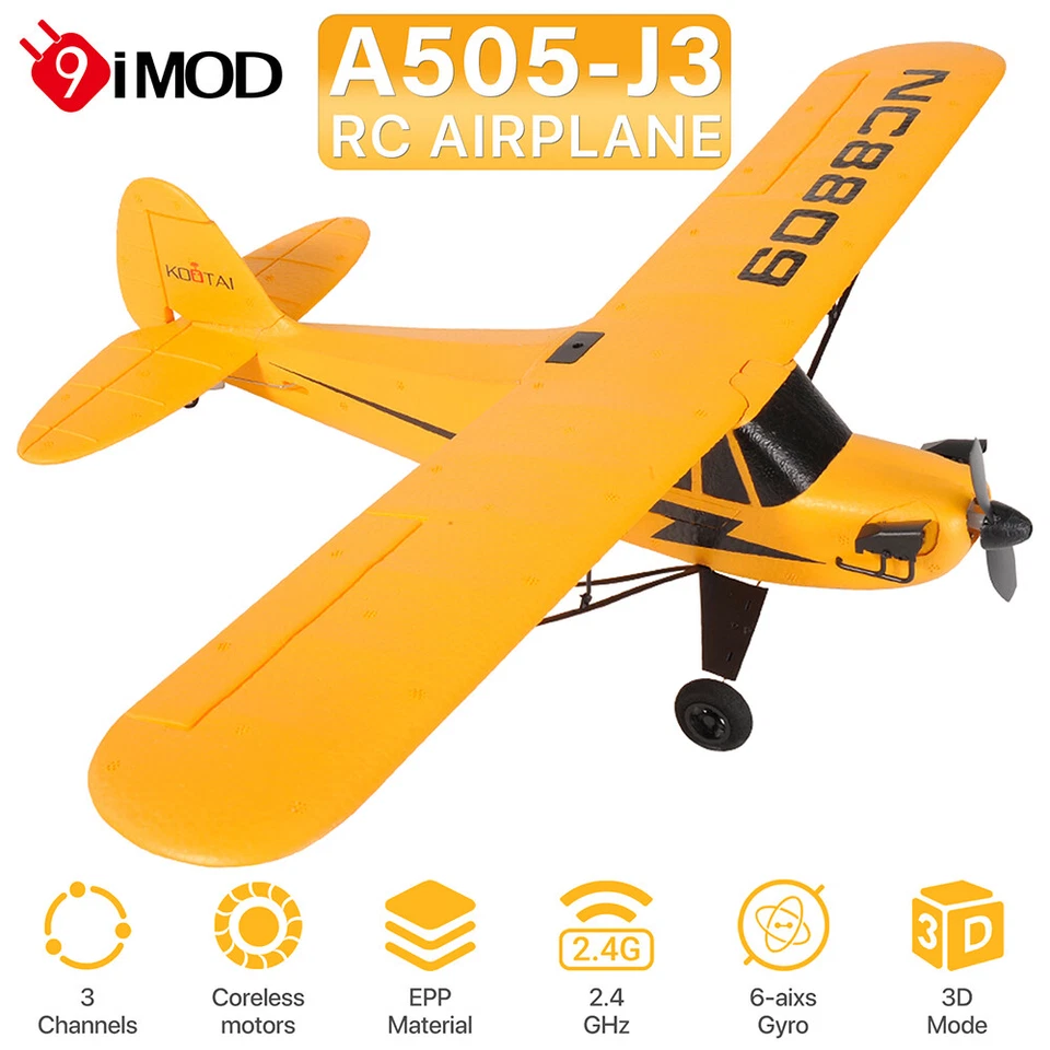 A505 J3 2.4G 3CH RC Fixed Wing 3D/6G Aircraft Beginner Kids Gift RC Airplane - Image 3 of 4