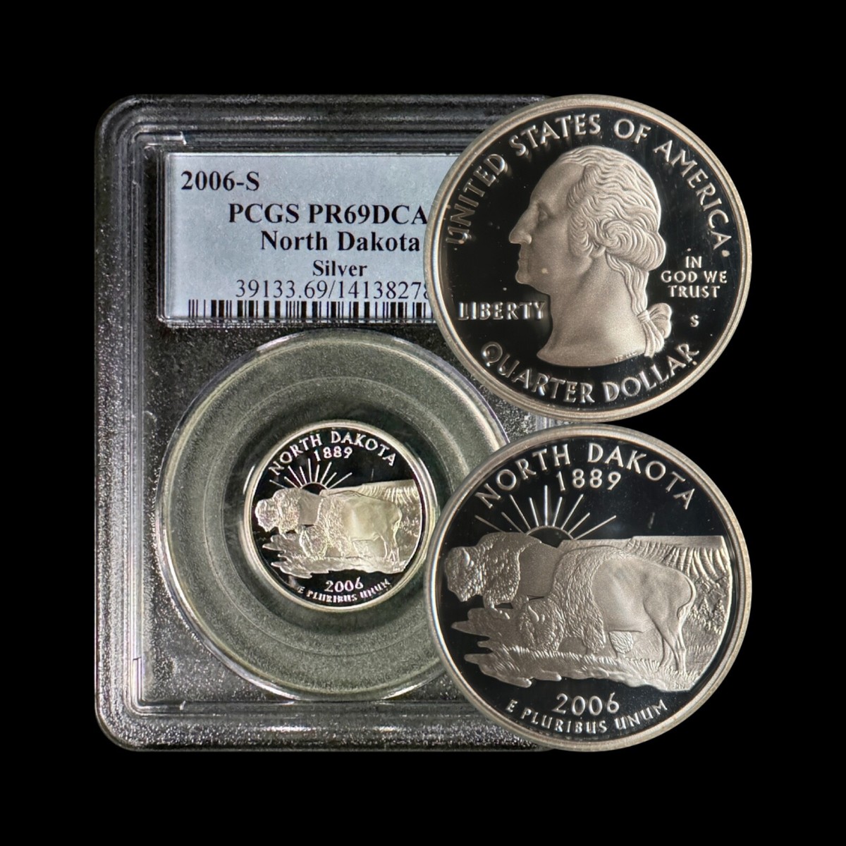 PCGS PR69DCAM 2004 S シルバー アイオワ州立地区 PCGS PR69DCAM 2004 S シルバー アイオワ州立地区 PCGS PR69DCAM