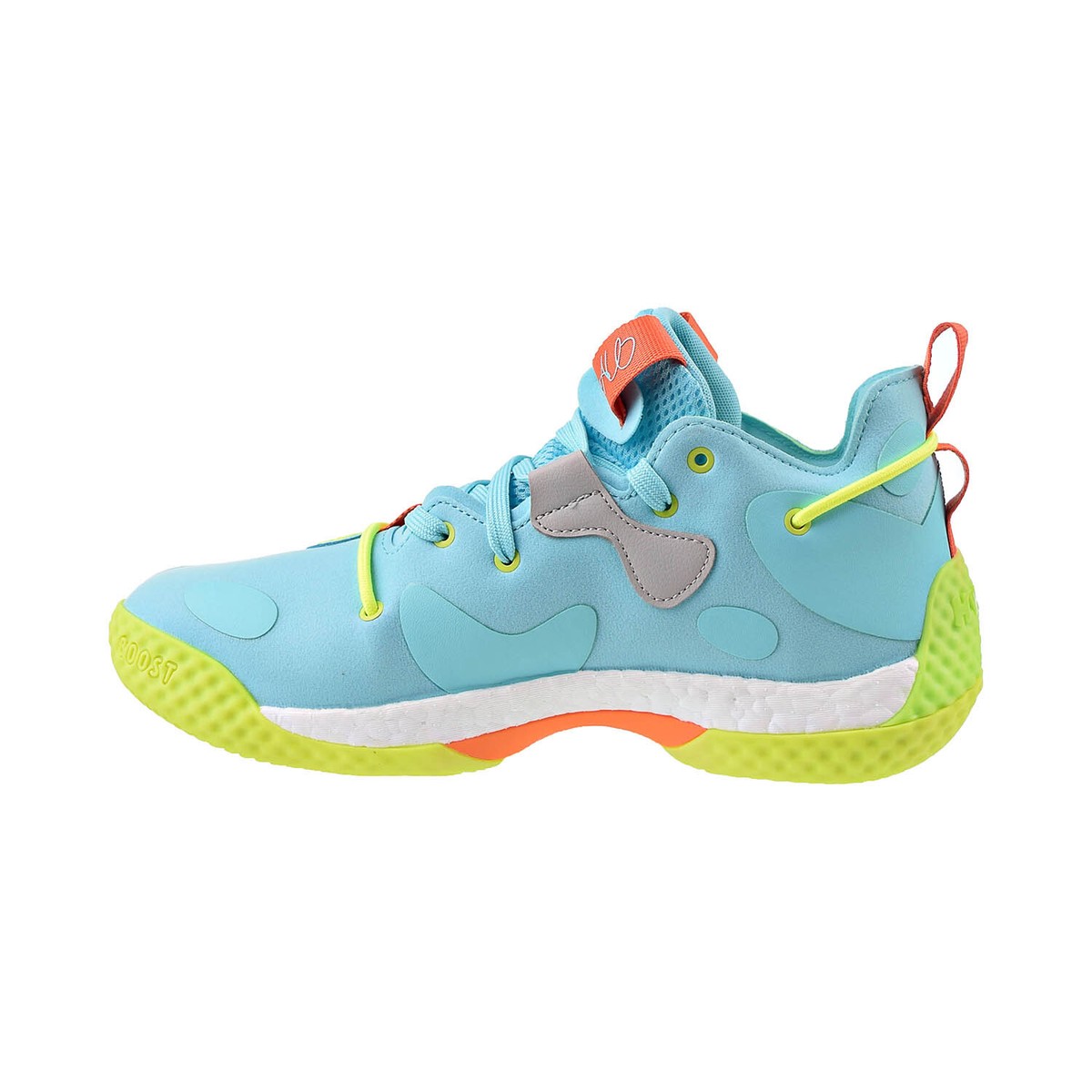 Adidas Harden Vol.6 Men's Basketball Shoes Pulse Aqua-Orange