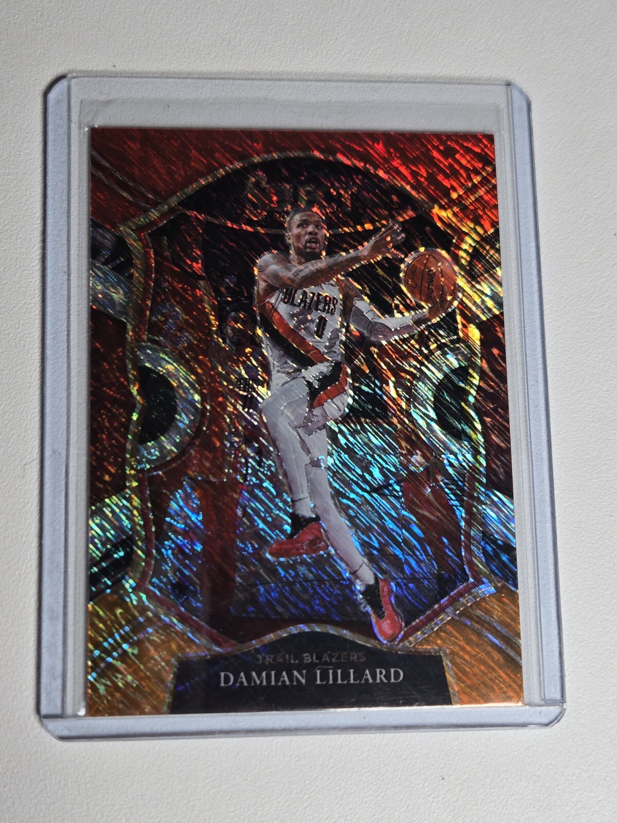 2020-21 Panini Select - Concourse Silver Prizm #24 Damian Lillard