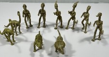 Dinosaur Fossils Skeleton Figures Jurassic Park Dino Toy Model 10 Piece Lot