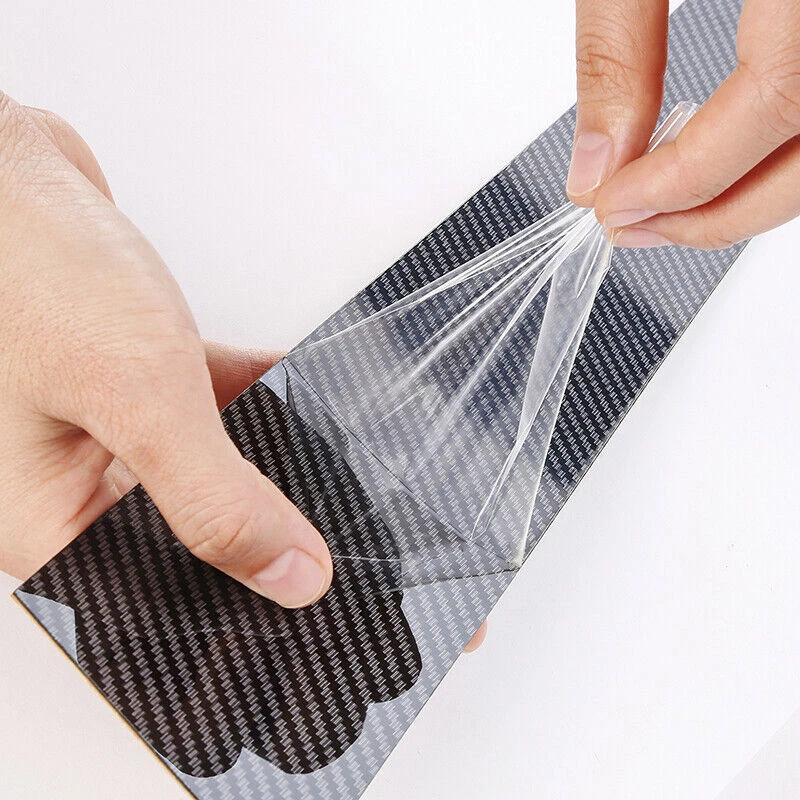 For Range Rover Evoque 13-18 Pillar Posts Door Carbon Fiber Trim Decal Cover Kit Foto 4 de 4