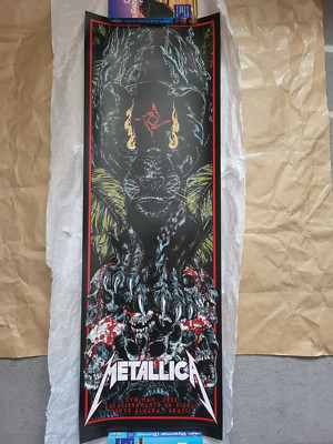 Metallica Poster Porto Alegre Brasilien 5. Mai 2022 Rhys Cooper Nummeriert