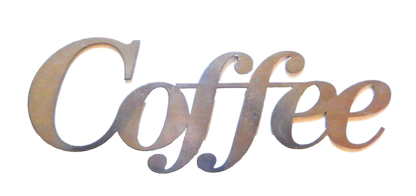 Letras Café Placas e Letreiros Decorativos para Casa