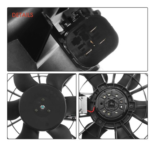 AC Condenser & Cooling Fan Assembly Kit for BMW 320i 330Ci 330i 01-05 328i 1999 - Picture 7 of 8