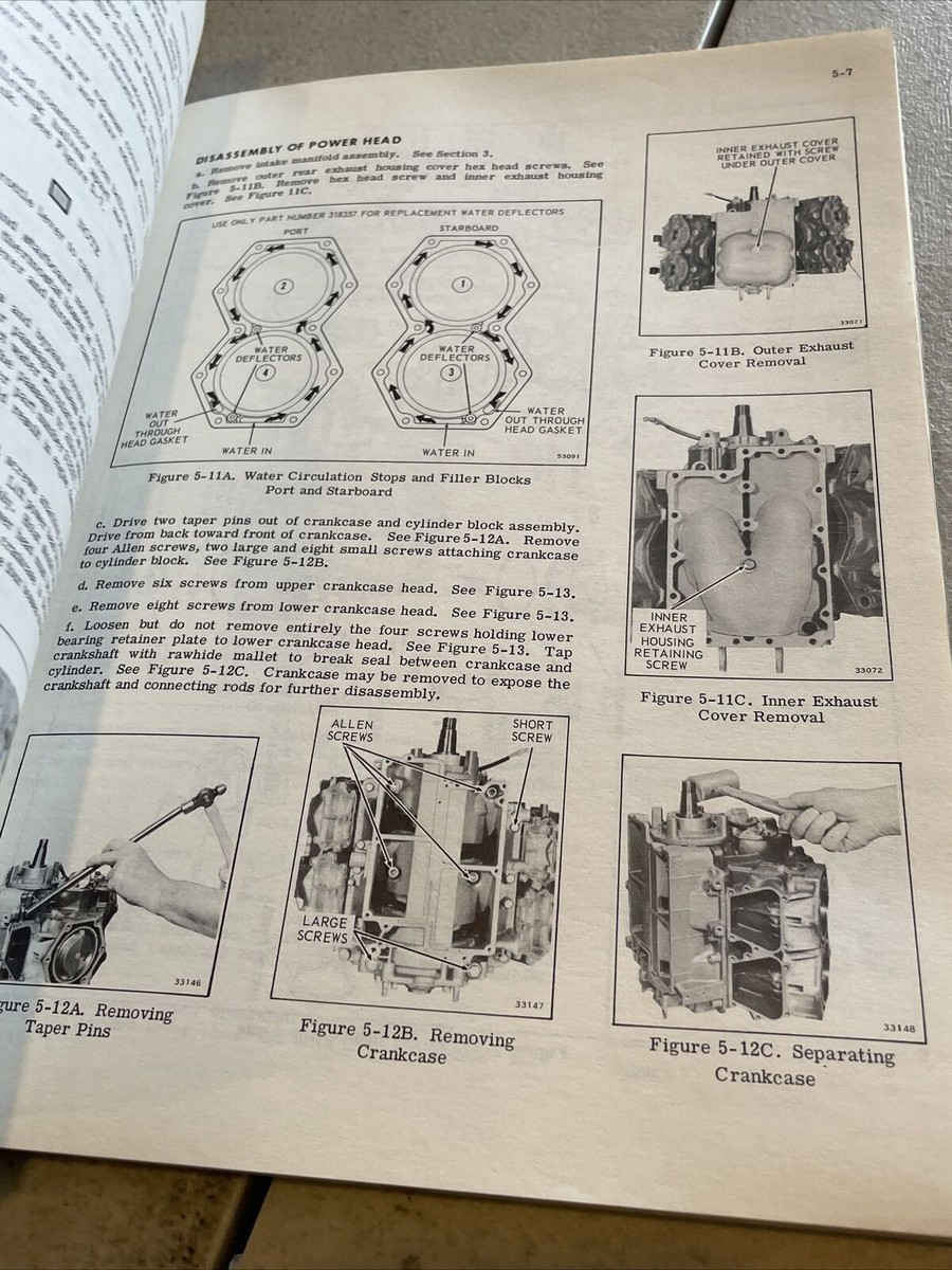 1976 Johnson 135 HP Motor Models 135EL76 135ETL76 Service Manual
