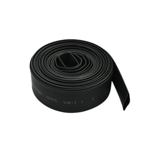 2:1 Schrumpfschlauch 30mm 35mm 40mm bis 150mm für Kabel Schutz Flachmaß Schwarz - Picture 8 of 8