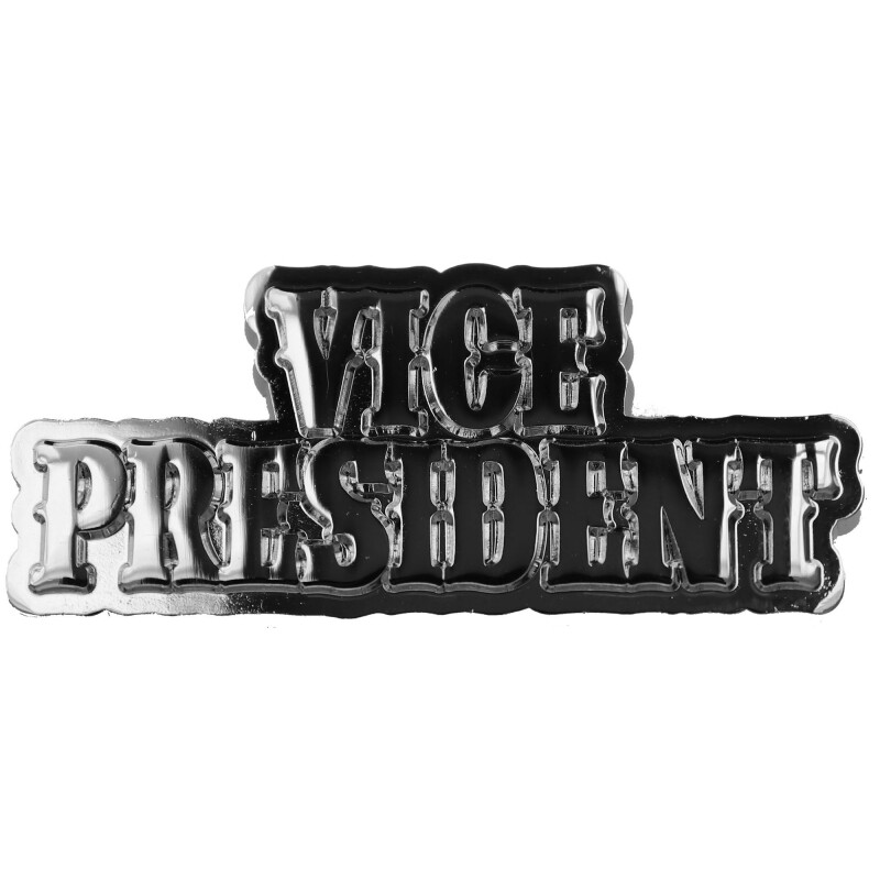 Pin For Lapel, Hat, Vest, Jacket, Vice President VP Club Rank Position (Metal)