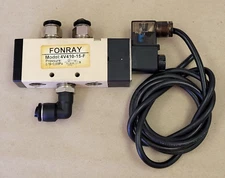 FONRAY MODEL 4V410-15-F SOLENOID VALVE 0.15~0.8MPA