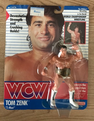 WCW Galoob Z Man Tom Zenk wrestling action figure ...