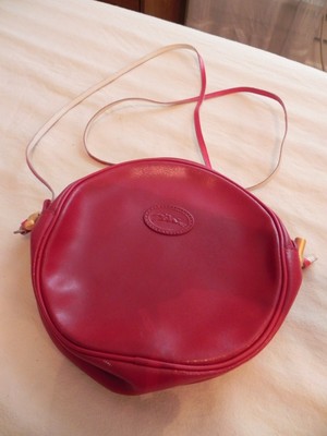longchamp red crossbody bag