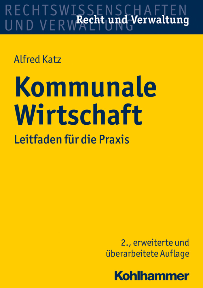 Thumbnail - Kommunale Wirtschaft | Alfred Katz (u. A.) | Leitfaden Für Die Praxis