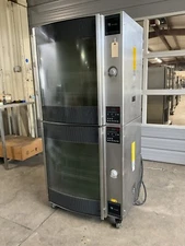 Fri-Jado STG7-P Double Stack Rotisserie Oven on casters Chicken Ribs Frijado