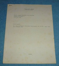 NASA Skylab IV Liquid Floating Zone Briefing Transcript Jan 14, 1974