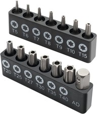 ROTATION 14-Piece Tamper Resistant Star Bits,...