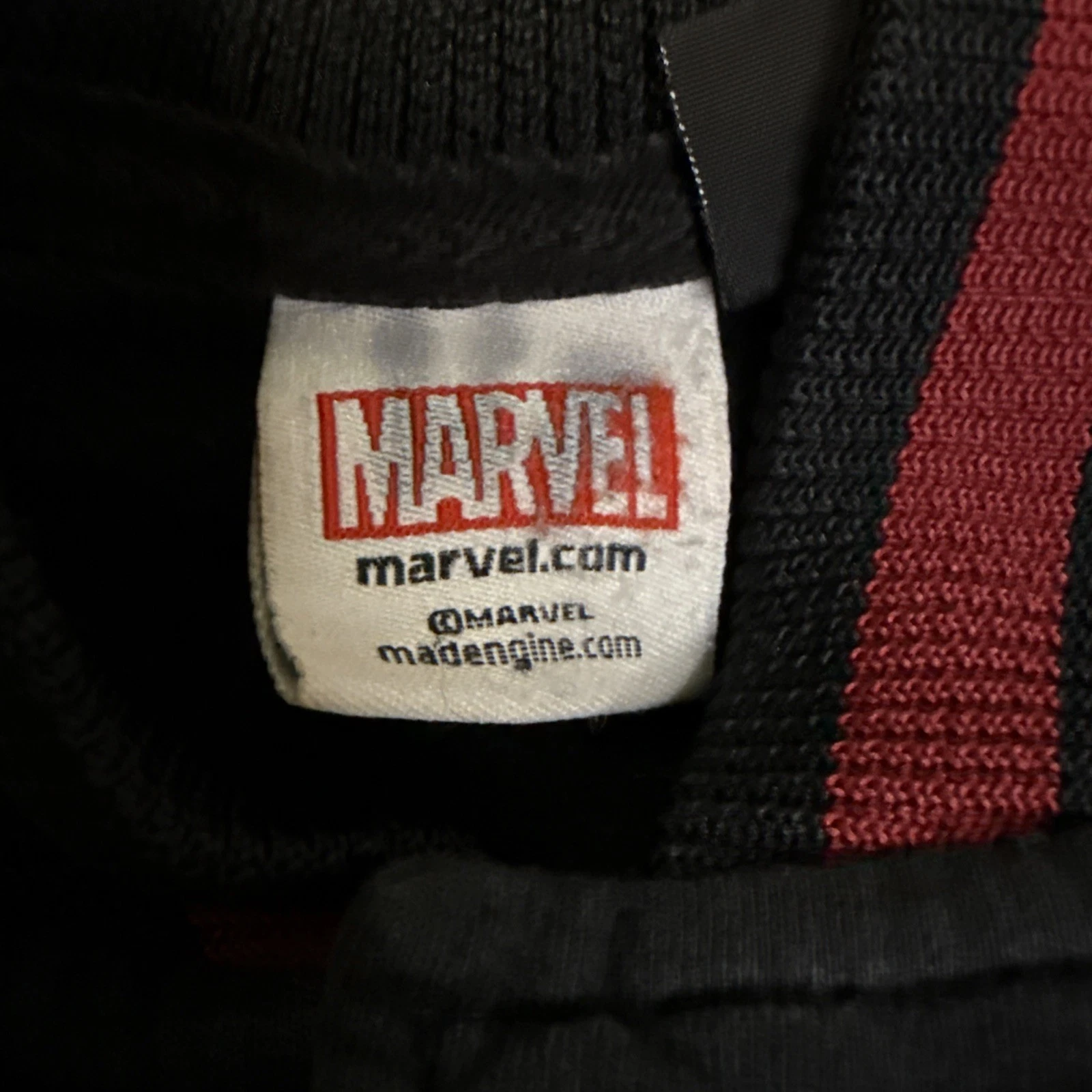 Deadpool Marvel Black And Red Button Up Jacket - Men’s Size M