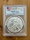 2019 PCGS MS69 American 1oz Silver Eagle $1 First Strike .999