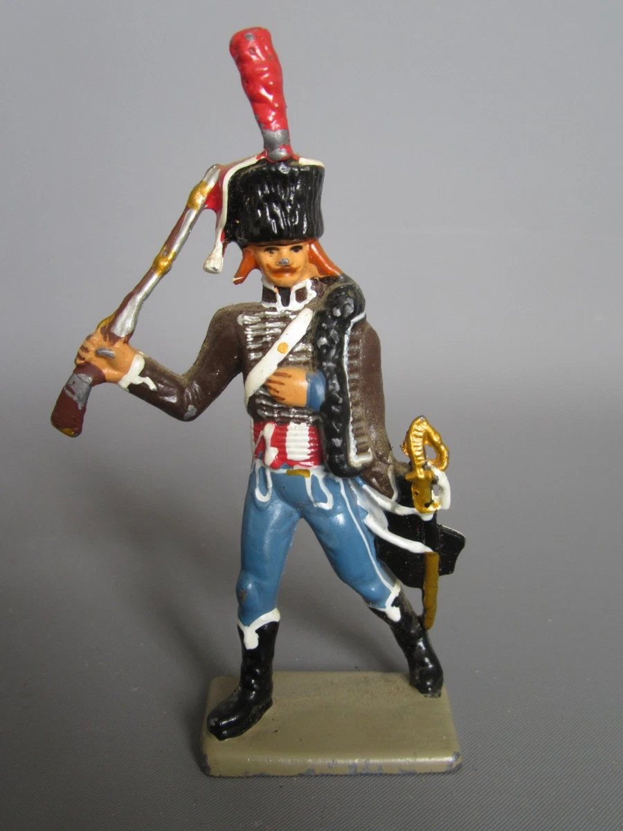 Figurine Starlux 1/32 - Tambour Du 29è Régiment, Premier Empire Napoléonien, En Plomb Peint, Occasion