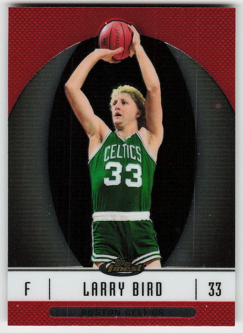 Topps Finest Larry Bird 2006-07 #41 for sale | eBay