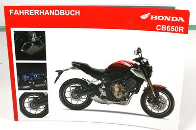 HONDA CB650R Betriebsanleitung Fahrer-Handbuch Modell 2021-