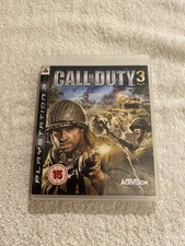 Call of Duty 3 PS3 Game Sony PlayStation 3 COD Shooter Game Complete with Manual