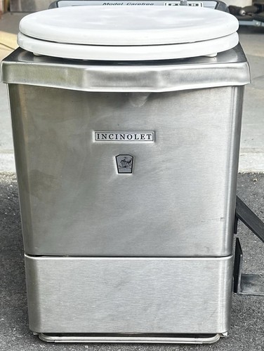 Incinolet Incinerating Toilet-Model (Carefree Deluxe) - Stainless Steel