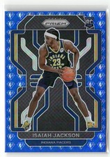 2021-22 Panini Prizm #309 Isaiah Jackson NBA 75th Anniversary RC ROOKIE PACERS