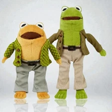 Frog And Toad Plush Set Of 2 Stuffed Animal Small Sekiguchi NEW