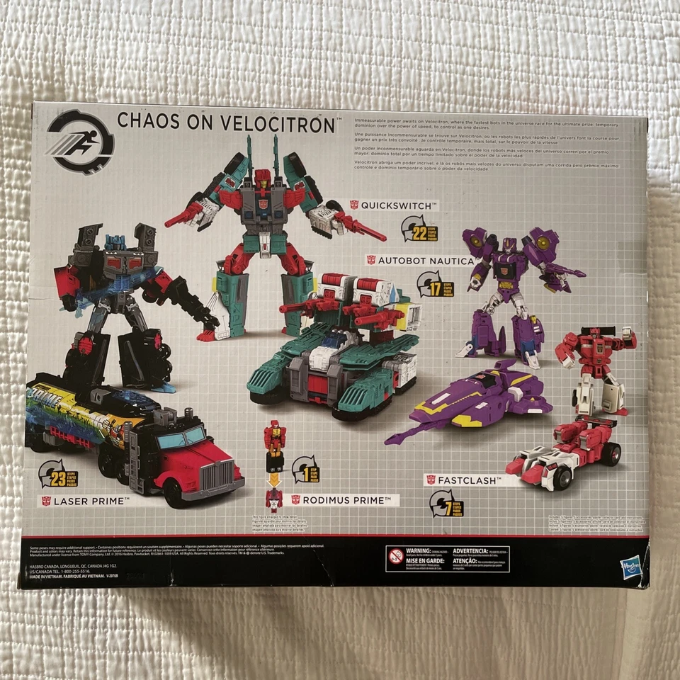 Transformers Titans Return Chaos on Velocitron 2016 New Sealed - Image 2 of 4