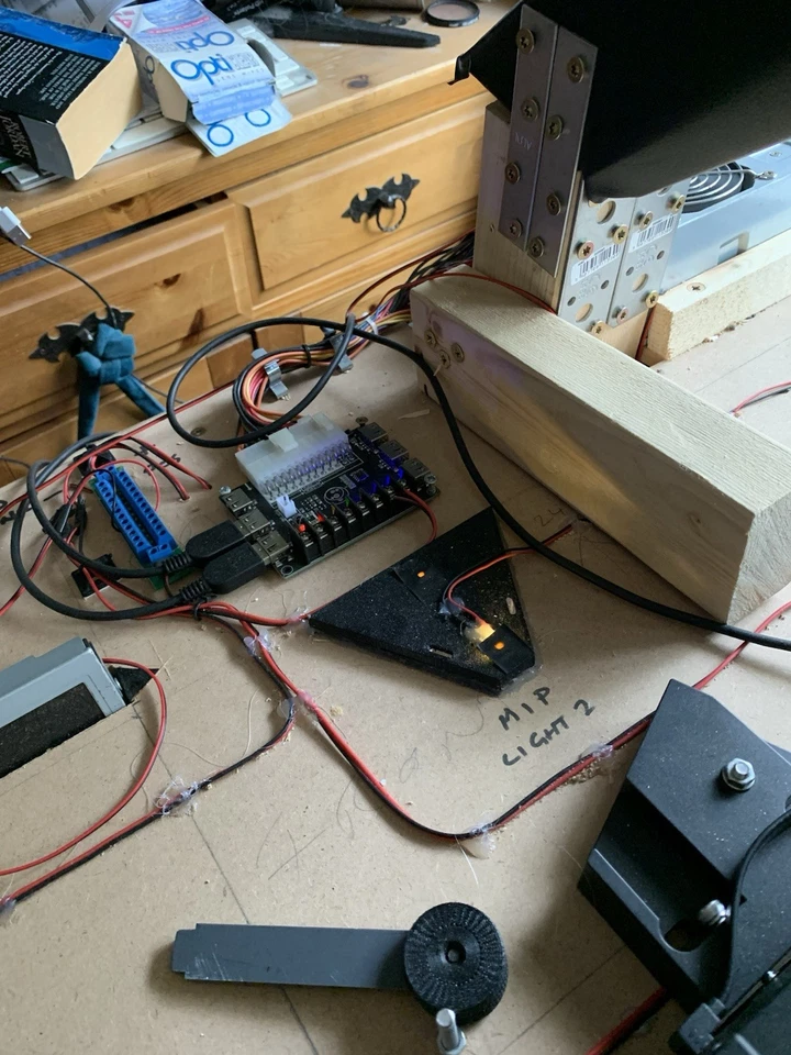 A320 MIP With Thrustmaster Throttles, Dummy Trim Wheels, And More - Image 4 of 4