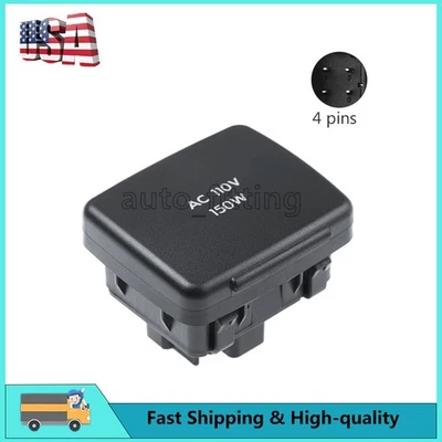 Center Console Auxiliary Power Outlet Plug 110V For Ford Lincoln BC3Z-19N236-A - image 1 of 4