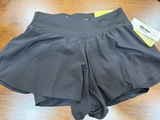 Girls Black All In Motion Shorts Medium 8 NWT